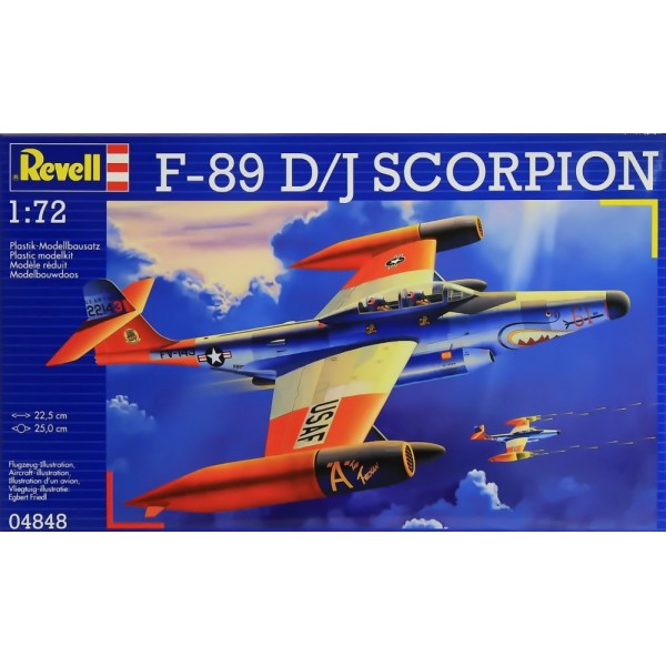 συναρμολογουμενα μοντελα αεροπλανων - συναρμολογουμενα μοντελα - 1/72 NORTHROP F-89 D/J SCORPION ΑΕΡΟΠΛΑΝΑ