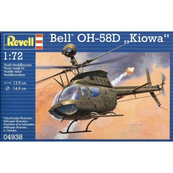 συναρμολογουμενα ελικοπτερα - συναρμολογουμενα μοντελα - 1/72 Bell OH-58D 'Kiowa' ΕΛΙΚΟΠΤΕΡΑ