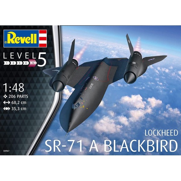 συναρμολογουμενα μοντελα αεροπλανων - συναρμολογουμενα μοντελα - 1/48 LOCKHEED SR-71 A BLACKBIRD ΑΕΡΟΠΛΑΝΑ