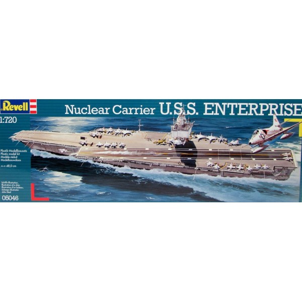 συναρμολογουμενα πλοια - συναρμολογουμενα μοντελα - 1/720 NUCLEAR CARRIER U.S.S. ENTERPRISE ΠΛΟΙΑ