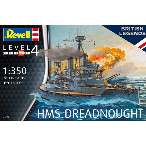 συναρμολογουμενα πλοια - συναρμολογουμενα μοντελα - 1/350 HMS DREADNOUGHT ΠΛΟΙΑ