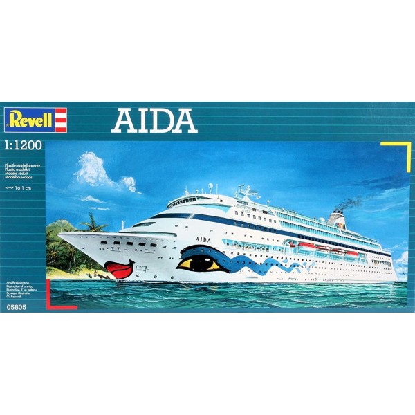 συναρμολογουμενα πλοια - συναρμολογουμενα μοντελα - 1/1200 AIDA ΠΛΟΙΑ