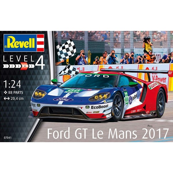 συναρμολογουμενα πολιτικα οχηματα - συναρμολογουμενα μοντελα - 1/24 FORD GT Le Mans 2017 ΠΟΛΙΤΙΚΑ ΟΧΗΜΑΤΑ