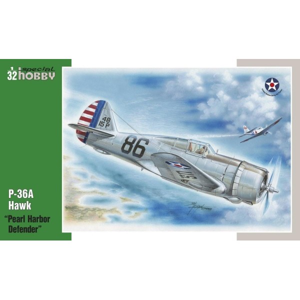συναρμολογουμενα μοντελα αεροπλανων - συναρμολογουμενα μοντελα - 1/32 P-36A Hawk ''Pearl Harbor Defender'' ΑΕΡΟΠΛΑΝΑ