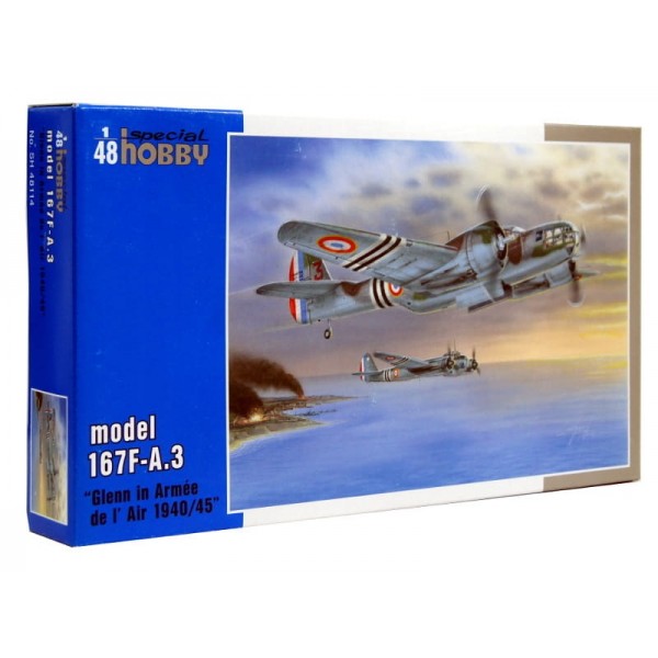 συναρμολογουμενα μοντελα αεροπλανων - συναρμολογουμενα μοντελα - 1/48 Model 167F-A.3 ''Glenn in Armee de l' Air 1940/45'' ΑΕΡΟΠΛΑΝΑ