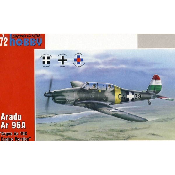 συναρμολογουμενα μοντελα αεροπλανων - συναρμολογουμενα μοντελα - 1/72 Arado Ar 96A ''Argus As 10C Engine Version'' ΑΕΡΟΠΛΑΝΑ