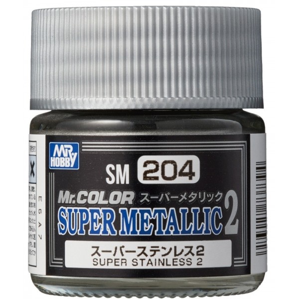 χρωματα μοντελισμου - Mr. COLOR SUPER METALLIC 2 - SUPER STAINLESS 2 LACQUER