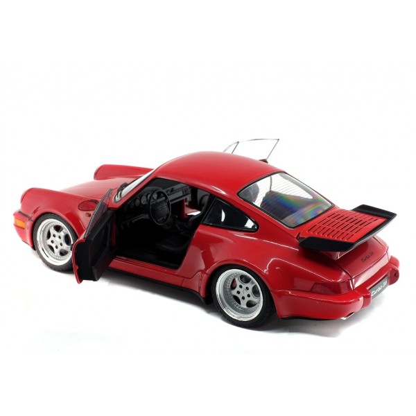 ετοιμα μοντελα αυτοκινητων - ετοιμα μοντελα - 1/18 PORSCHE 911 (964) TURBO 3.6 COUPE 1990 RED ΑΥΤΟΚΙΝΗΤΑ