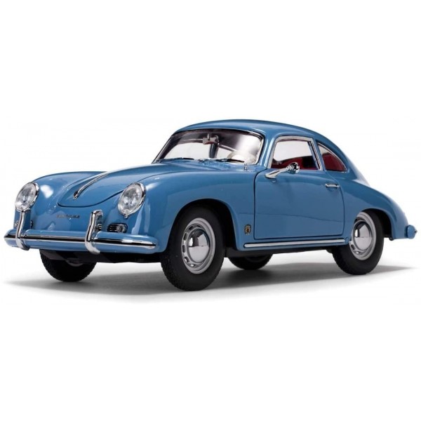 ετοιμα μοντελα αυτοκινητων - ετοιμα μοντελα - 1/18 PORSCHE 356A 1500 GS CARRERA GT 1957 AQUAMARINE BLUE w/ RED INTERIOR ΑΥΤΟΚΙΝΗΤΑ