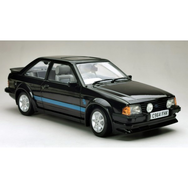 ετοιμα μοντελα αυτοκινητων - ετοιμα μοντελα - 1/18 FORD ESCORT MkIII RS TURBO 1984 BLACK (Princess Diana 's Car) ΑΥΤΟΚΙΝΗΤΑ
