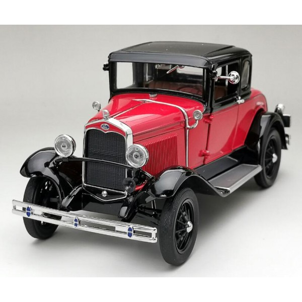 ετοιμα μοντελα αυτοκινητων - ετοιμα μοντελα - 1/18 FORD MODEL A COUPE 1931 RED/BLACK ΑΥΤΟΚΙΝΗΤΑ