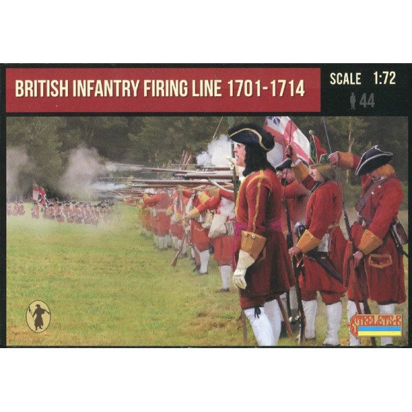 συναρμολογουμενες φιγουρες - συναρμολογουμενα μοντελα - 1/72 BRITISH INFANTRY FIRING LINE 1701-1714 (for Spanish Succession War) ΦΙΓΟΥΡΕΣ