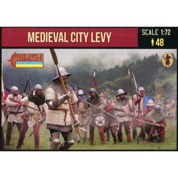 συναρμολογουμενες φιγουρες - συναρμολογουμενα μοντελα - 1/72 Medieval City Levy ΦΙΓΟΥΡΕΣ