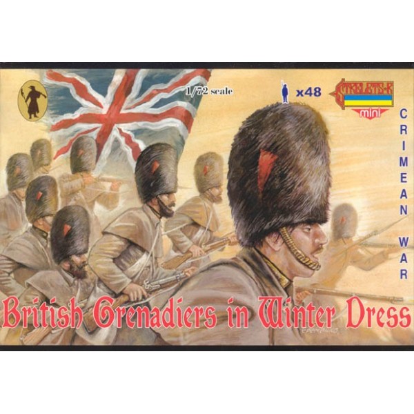 συναρμολογουμενες φιγουρες - συναρμολογουμενα μοντελα - 1/72 BRITISH GRENADIERS IN WINTER DRESS (CRIMEAN WAR) ΦΙΓΟΥΡΕΣ