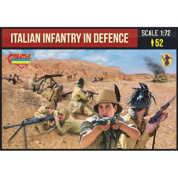 συναρμολογουμενες φιγουρες - συναρμολογουμενα μοντελα - 1/72 ITALIAN INFANTRY IN DEFENCE (WWII) ΦΙΓΟΥΡΕΣ