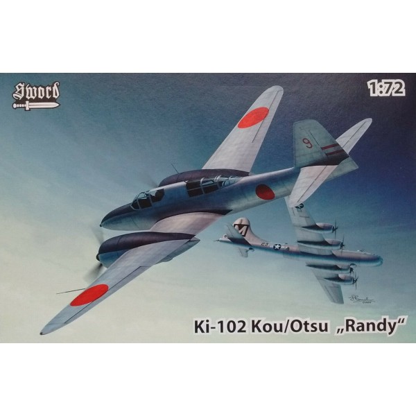 συναρμολογουμενα μοντελα αεροπλανων - συναρμολογουμενα μοντελα - 1/72 KAWASAKI Ki-102a/b Kou/Otsu (Randy) ΑΕΡΟΠΛΑΝΑ