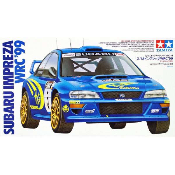 συναρμολογουμενα πολιτικα οχηματα - συναρμολογουμενα μοντελα - 1/24 SUBARU IMPREZA WRC '99 ΠΟΛΙΤΙΚΑ ΟΧΗΜΑΤΑ