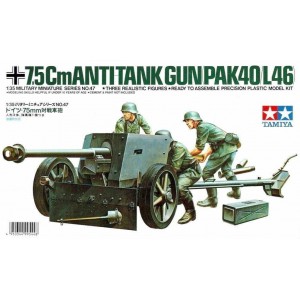 1/35 7.5cm ANTI-TANK GUN (PAK40/L46) w/ 3 Figures