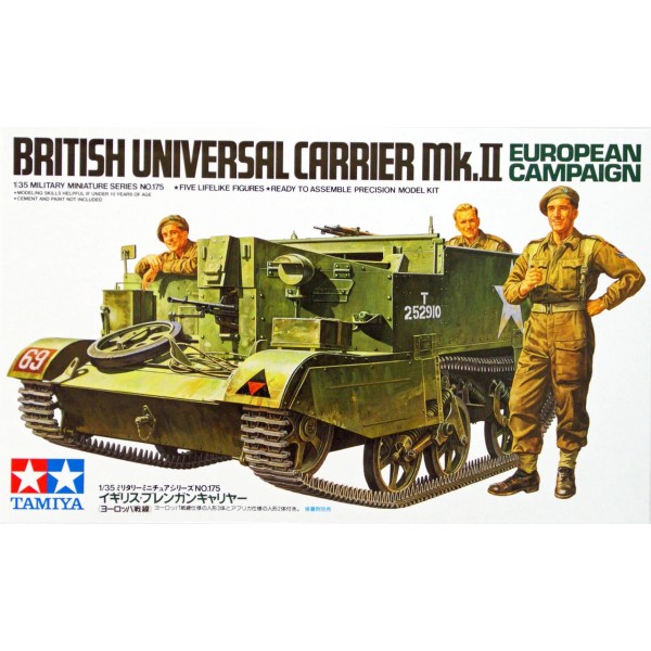συναρμολογουμενα στραιτωτικα αξεσοιυαρ - συναρμολογουμενα στραιτωτικα οπλα - συναρμολογουμενα στραιτωτικα οχηματα - συναρμολογουμενα μοντελα - 1/35 BRITISH UNIVERSAL CARRIER Mk.II EUROPEAN CAMPAIGN w/ 5 Figures ΣΤΡΑΤΙΩΤΙΚΑ ΟΧΗΜΑΤΑ - ΟΠΛΑ - ΑΞΕΣΟΥΑΡ