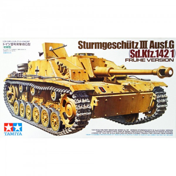 συναρμολογουμενα στραιτωτικα αξεσοιυαρ - συναρμολογουμενα στραιτωτικα οπλα - συναρμολογουμενα στραιτωτικα οχηματα - συναρμολογουμενα μοντελα - 1/35 Sturmgeschutz III Ausf.G (Sd.Kfz.142/1) (Early Version) w/ 2 Figures ΣΤΡΑΤΙΩΤΙΚΑ ΟΧΗΜΑΤΑ - ΟΠΛΑ - ΑΞΕΣΟΥΑΡ