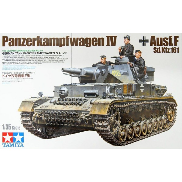 συναρμολογουμενα στραιτωτικα αξεσοιυαρ - συναρμολογουμενα στραιτωτικα οπλα - συναρμολογουμενα στραιτωτικα οχηματα - συναρμολογουμενα μοντελα - 1/35 GERMAN TANK PANZERKAMPFWAGEN IV Ausf.F (Sd.Kfz.161) w/ 3 Figures ΣΤΡΑΤΙΩΤΙΚΑ ΟΧΗΜΑΤΑ - ΟΠΛΑ - ΑΞΕΣΟΥΑΡ