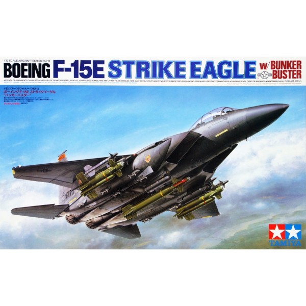 συναρμολογουμενα μοντελα αεροπλανων - συναρμολογουμενα μοντελα - 1/32 BOEING F-15E STRIKE EAGLE BUNKER BUSTER w/ 2 Figures ΑΕΡΟΠΛΑΝΑ