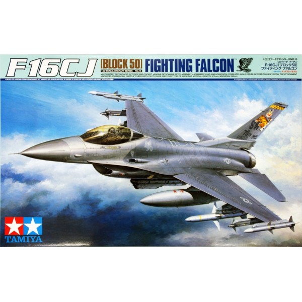 συναρμολογουμενα μοντελα αεροπλανων - συναρμολογουμενα μοντελα - 1/32 LOCKHEED MARTIN F-16CJ (BLOCK 50) FIGHTING FALCON w/ 1 Figure ΑΕΡΟΠΛΑΝΑ