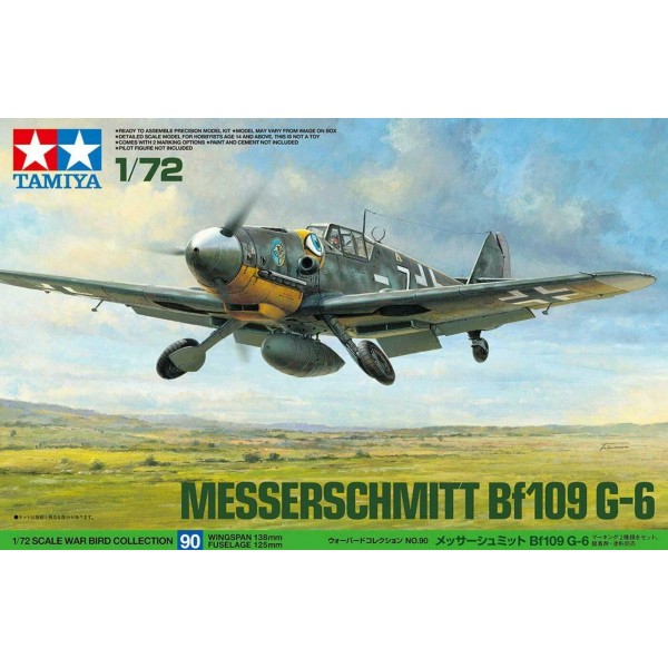 συναρμολογουμενα μοντελα αεροπλανων - συναρμολογουμενα μοντελα - 1/72 MESSERSCHMITT Bf109 G-6 ΑΕΡΟΠΛΑΝΑ