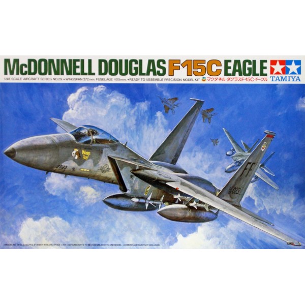 συναρμολογουμενα μοντελα αεροπλανων - συναρμολογουμενα μοντελα - 1/48 McDONNELL DOUGLAS F-15C EAGLE ΑΕΡΟΠΛΑΝΑ