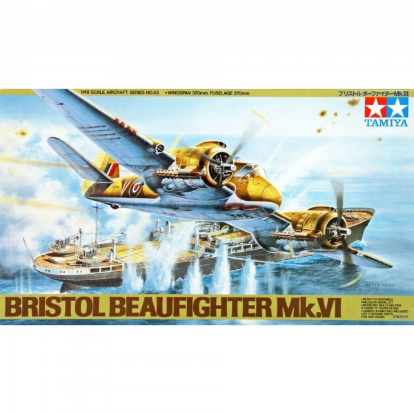 συναρμολογουμενα μοντελα αεροπλανων - συναρμολογουμενα μοντελα - 1/48 BRISTOL BEAUFIGHTER Mk.VI w/ 1 Figure ΑΕΡΟΠΛΑΝΑ