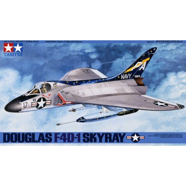 συναρμολογουμενα μοντελα αεροπλανων - συναρμολογουμενα μοντελα - 1/48 DOUGLAS F4D-1 SKYRAY ΑΕΡΟΠΛΑΝΑ