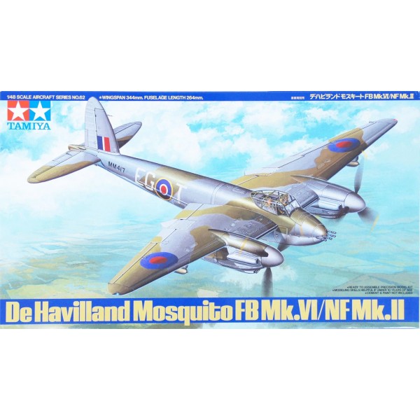 συναρμολογουμενα μοντελα αεροπλανων - συναρμολογουμενα μοντελα - 1/48 DE HAVILLAND MOSQUITO FB Mk.VI/NF Mk.II ΑΕΡΟΠΛΑΝΑ