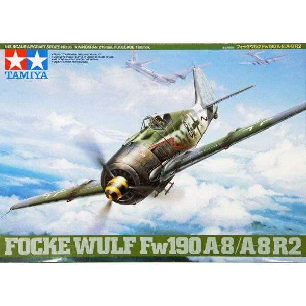 συναρμολογουμενα μοντελα αεροπλανων - συναρμολογουμενα μοντελα - 1/48 FOCKE WULF Fw190 A-8/A-8 R2 ΑΕΡΟΠΛΑΝΑ
