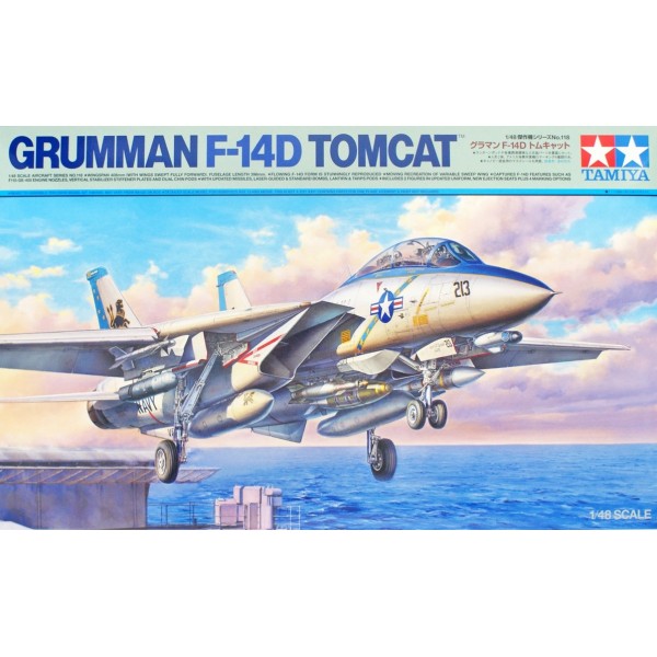συναρμολογουμενα μοντελα αεροπλανων - συναρμολογουμενα μοντελα - 1/48 GRUMMAN F-14D TOMCAT w/ 2 Figures ΑΕΡΟΠΛΑΝΑ