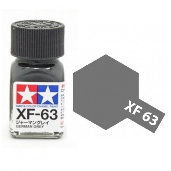 χρωματα μοντελισμου - XF-63 GERMAN GREY - ENAMEL PAINT MINI (FLAT) 10ml ΣΜΑΛΤΑ