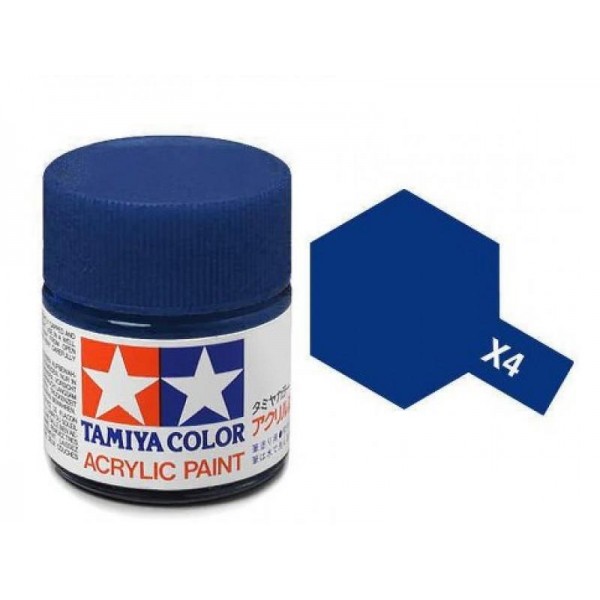 χρωματα μοντελισμου - X-4 BLUE - ACRYLIC PAINT MINI (GLOSS) 10ml GLOSS