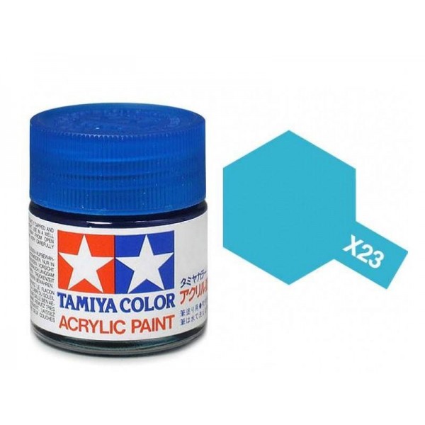χρωματα μοντελισμου - X-23 CLEAR BLUE - ACRYLIC PAINT MINI (GLOSS) 10ml GLOSS