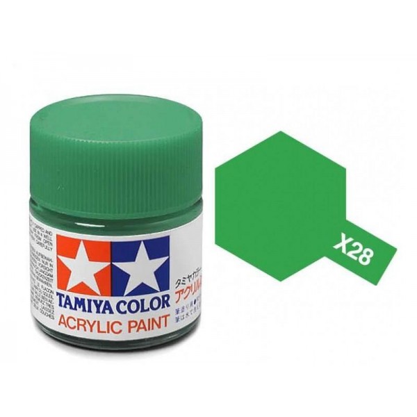 χρωματα μοντελισμου - X-28 PARK GREEN - ACRYLIC PAINT MINI (GLOSS) 10ml GLOSS