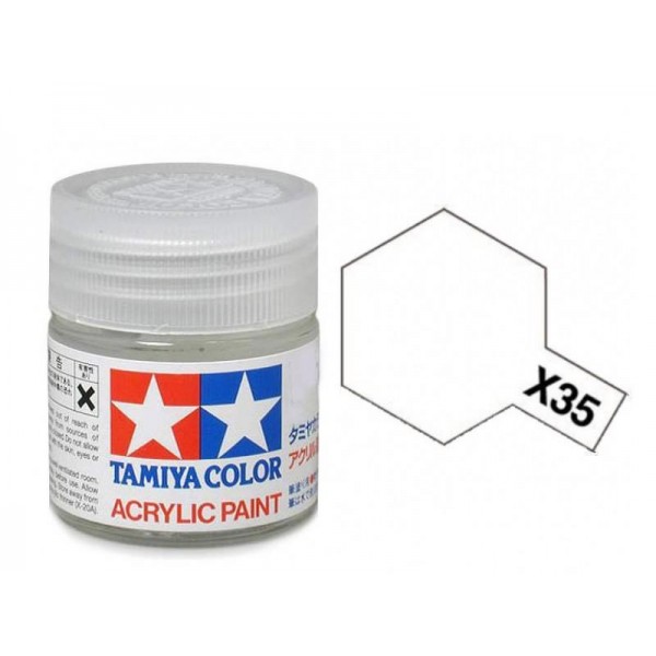 χρωματα μοντελισμου - X-35 CLEAR - ACRYLIC PAINT MINI (SEMI GLOSS) 10ml ΒΕΡΝΙΚΙΑ