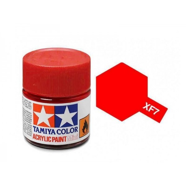 χρωματα μοντελισμου - XF-7 RED - ACRYLIC PAINT MINI (FLAT) 10ml FLAT
