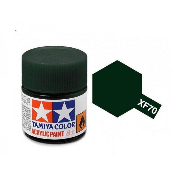 χρωματα μοντελισμου - XF-70 DARK GREEN 2 (IJN) - ACRYLIC PAINT MINI (FLAT) 10ml FLAT