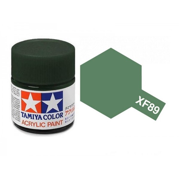 χρωματα μοντελισμου - XF-89 DARK GREEN 2 - ACRYLIC PAINT MINI (FLAT) 10ml FLAT