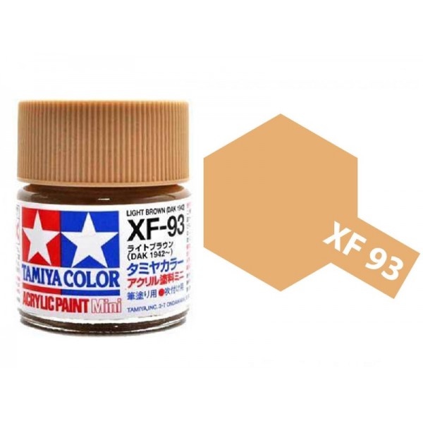 χρωματα μοντελισμου - XF-93 LIGHT BROWN (DAK 1942) - ACRYLIC PAINT MINI (FLAT) 10ml FLAT