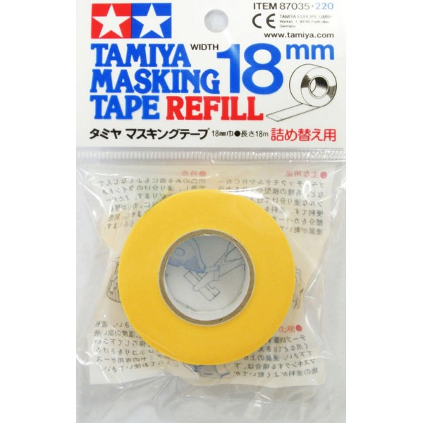 MASKING TAPE REFILL (18mm width x 18m length) ΥΛΙΚΑ ΜΑΣΚΑΡΙΣΜΑΤΟΣ