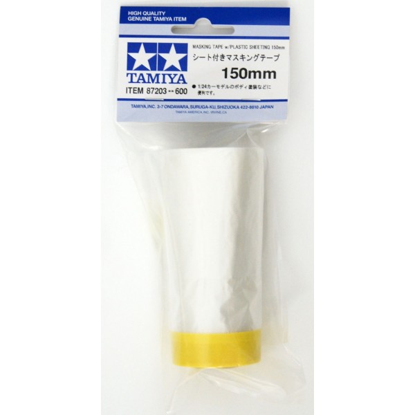 MASKING TAPE w/ PLASTIC SHEETING 150mm ΥΛΙΚΑ ΜΑΣΚΑΡΙΣΜΑΤΟΣ