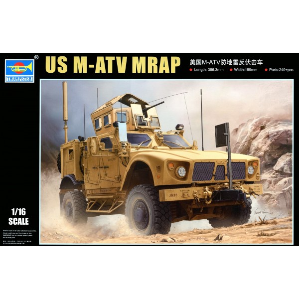 συναρμολογουμενα στραιτωτικα αξεσοιυαρ - συναρμολογουμενα στραιτωτικα οπλα - συναρμολογουμενα στραιτωτικα οχηματα - συναρμολογουμενα μοντελα - 1/16 US M-ATV MRAP ΣΤΡΑΤΙΩΤΙΚΑ ΟΧΗΜΑΤΑ - ΟΠΛΑ - ΑΞΕΣΟΥΑΡ