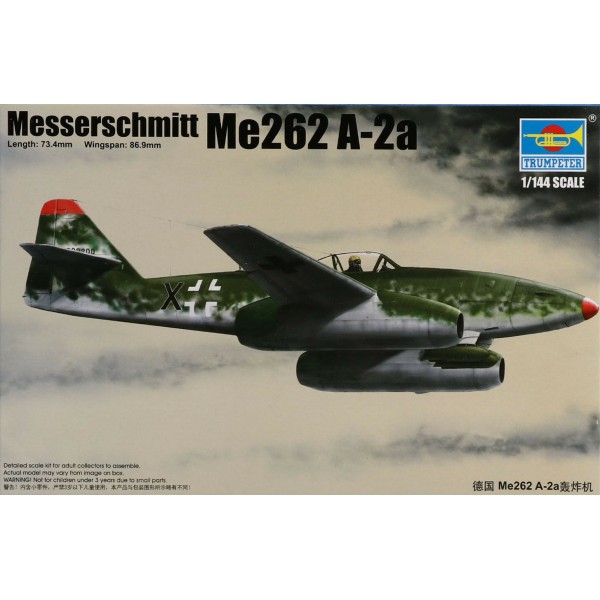 συναρμολογουμενα μοντελα αεροπλανων - συναρμολογουμενα μοντελα - 1/144 MESSERSCHMITT Me262 A-2a ΑΕΡΟΠΛΑΝΑ