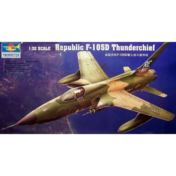 συναρμολογουμενα μοντελα αεροπλανων - συναρμολογουμενα μοντελα - 1/32 REPUBLIC F-105D THUNDERCHIEF ΑΕΡΟΠΛΑΝΑ