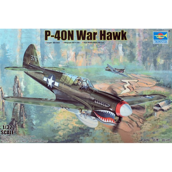 συναρμολογουμενα μοντελα αεροπλανων - συναρμολογουμενα μοντελα - 1/32 CURTISS P-40N WAR HAWK ΑΕΡΟΠΛΑΝΑ