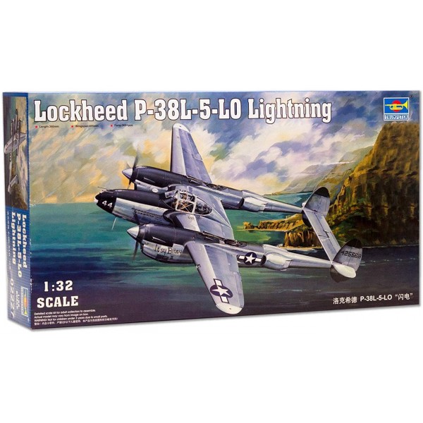 συναρμολογουμενα μοντελα αεροπλανων - συναρμολογουμενα μοντελα - 1/32 Lockheed P-38L-5-LO Lightning ΑΕΡΟΠΛΑΝΑ
